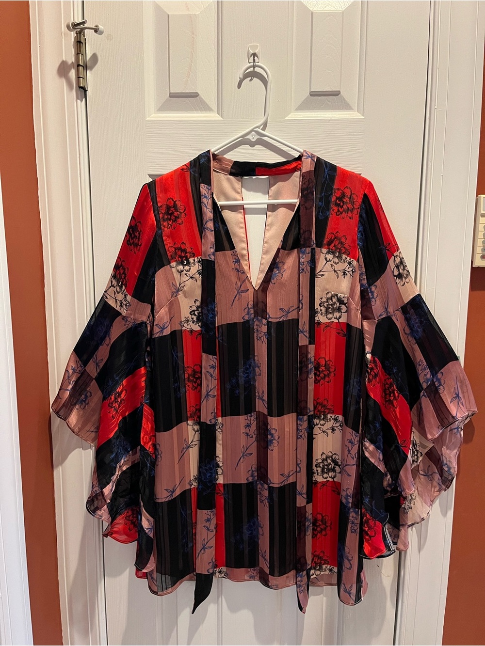 BCBGeneration Multicolor Print Long Sleeve Dress Size XS